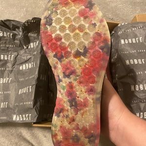 Nobull black daisy trainers